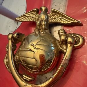 Elegant Gold Eagle Globe Anchor Wall Hook